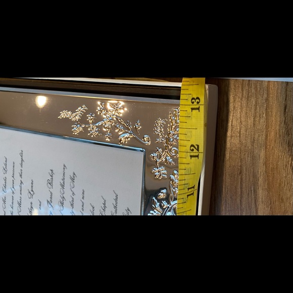 Vera Wang x Wedgewood silver-plated double 9" x 13" - Picture 3 of 8